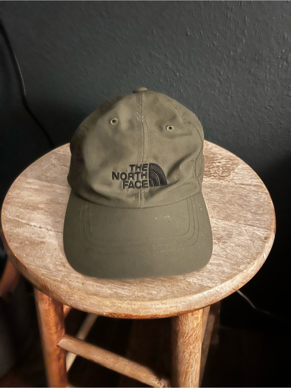 The North Face Olive Green Logo Baseball Hat